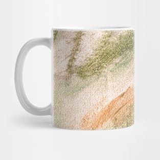 Abstract Painting Warm Green Jade Ochre 11c7 Mug